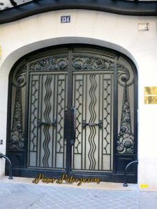 Art Deco Paris Door