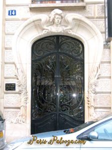 Art Nouveau Paris Door