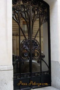Art Nouveau Paris Door