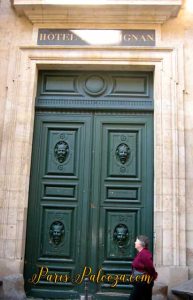 Paris Door from the 1600's; Hôtel de Saint-Aignan; 71 rue du Temple