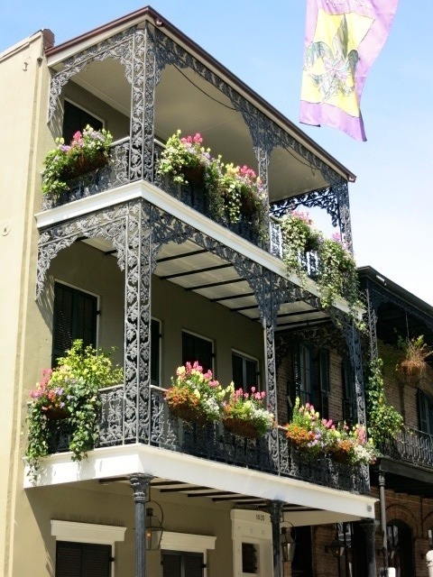 Balconies in New Orleans