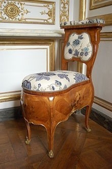 Chaise percée of Madame de Pompadour