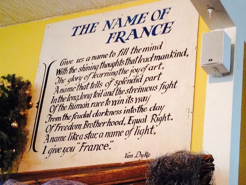 New Orleans sign about France