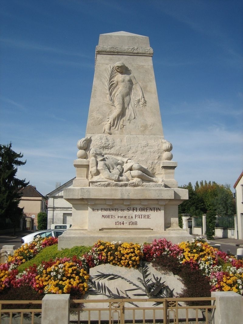 St Florentin WWI Memorial