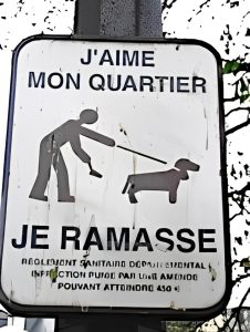 Je Ramass - I pick up Sign