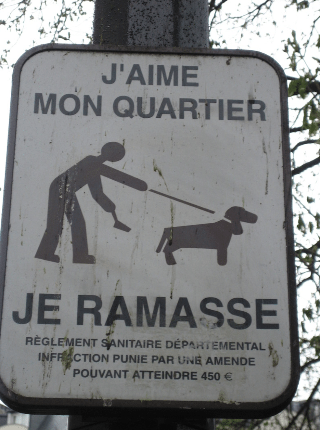 Je Ramasse sign