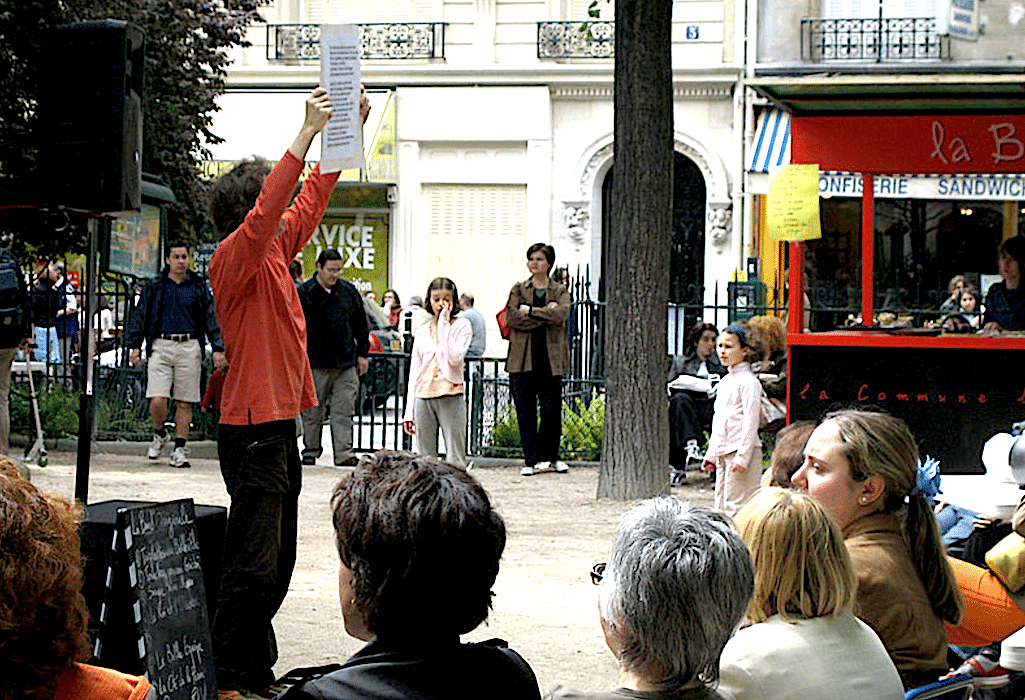 Skit in a local park