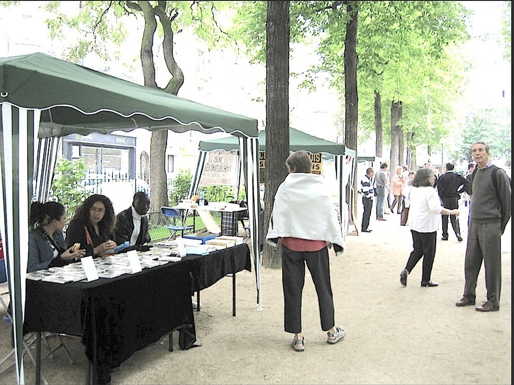 Booths at Fête d'Aligre