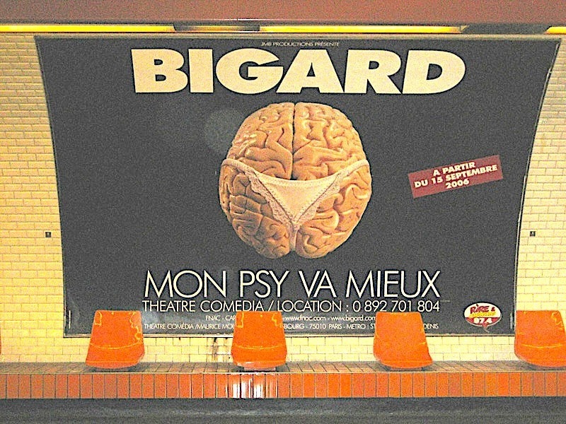 la Pub Metro Brain ad