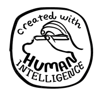 created with human intelligence logo