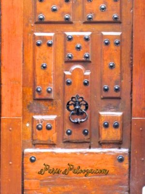 Paris Door from 1600's detail
