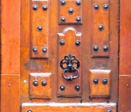 Paris Door from 1600's detail